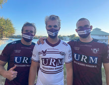 Load image into Gallery viewer, Manly Sea Eagles Face Masks
