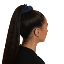 Load image into Gallery viewer, Navy Scrunchie 
