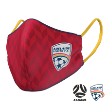 Load image into Gallery viewer, Adelaide United Face Mask - The Mask Life. 

