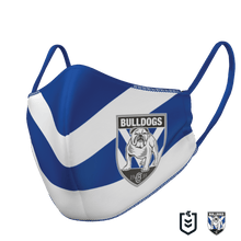 Load image into Gallery viewer, The Mask Life | Canterbury-Bankstown Bulldogs Face Mask 
