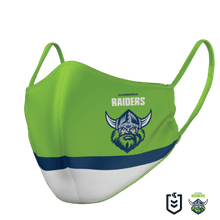 Load image into Gallery viewer, Canberra Raiders Face Mask - The Mask Life.  Face Masks
