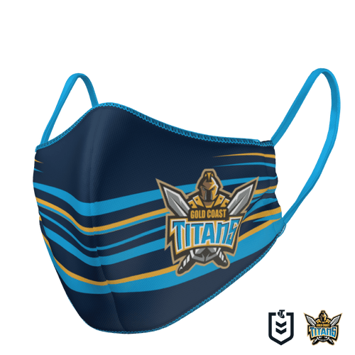 Gold Coast Titans Face Mask - The Mask Life.  Face Masks