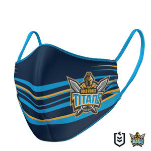 Gold Coast Titans Face Mask - The Mask Life.  Face Masks