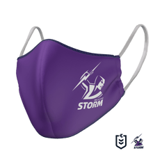 Load image into Gallery viewer, Melbourne Storm Face Mask - The Mask Life.  Face Masks
