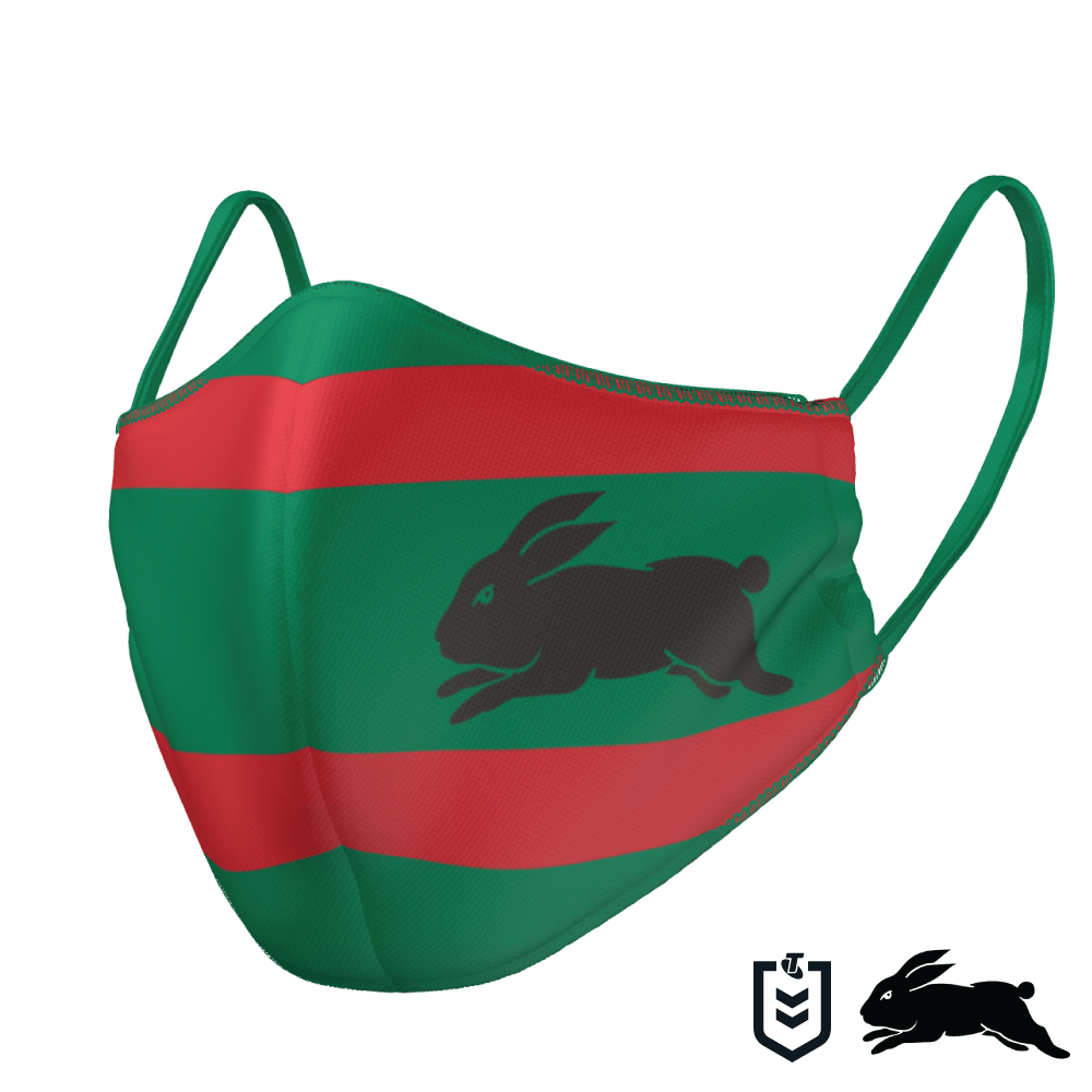 South Sydney Rabbitohs Face Mask | The Mask Life.