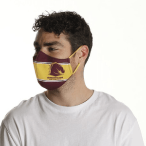 Brisbane Broncos Face Mask - The Mask Life. 