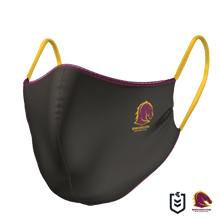 Load image into Gallery viewer, Brisbane Broncos Face Mask - The Mask Life. 
