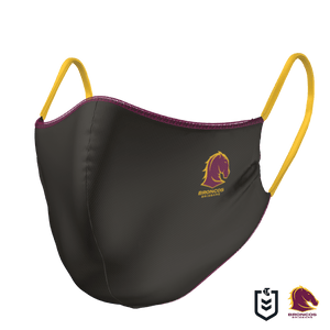 Brisbane Broncos Face Mask - The Mask Life. 