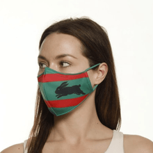 Load image into Gallery viewer, South Sydney Rabbitohs Face Mask - The Mask Life. 
