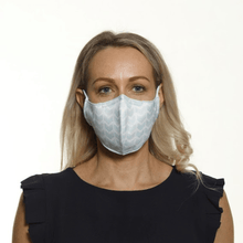 Load image into Gallery viewer, The Blue Chevron - Reversible Face Mask - The Mask Life. 
