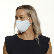 Load image into Gallery viewer, The Blue Chevron - Reversible Face Mask - The Mask Life. 

