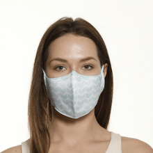Load image into Gallery viewer, The Blue Chevron - Reversible Face Mask - The Mask Life. 
