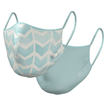 Load image into Gallery viewer, The Blue Chevron - Reversible Face Mask - The Mask Life. 
