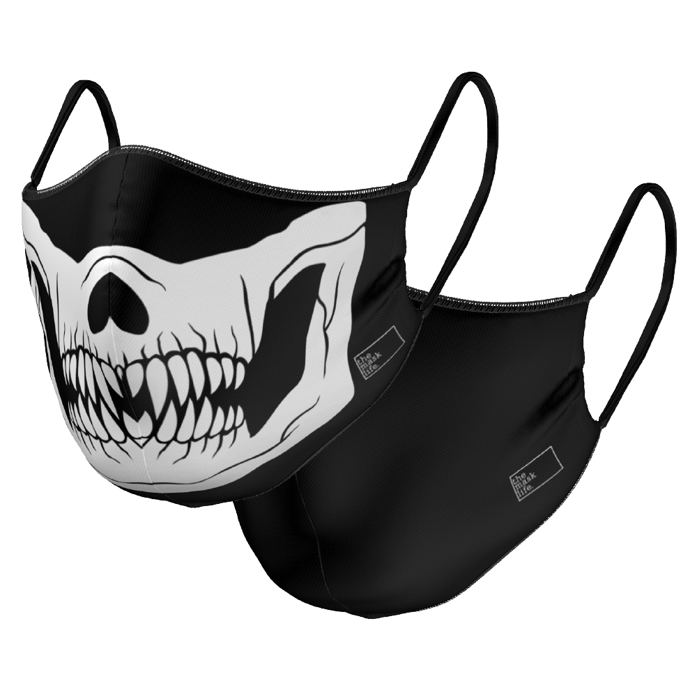 The Skeleton - Reversible Face Mask | The Mask Life.