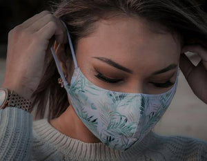 PRE ORDER - The Winter Snow - Reversible Face Mask - The Mask Life.  Face Masks